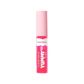 COVERGIRL Clean Fresh Yummy Gloss – Lip Gloss, Sheer, Natural Scents, Vegan Formula - But First a Cosmo
