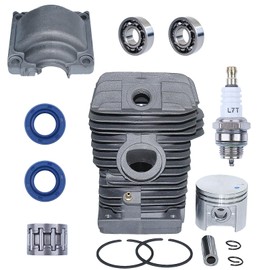 Mtanlo Kit de Piston de Cylindre for Stihl MS210 021 MS 210 Tronconner,Replacement Parts of 1123 020 1216 11230201216,40mm Kit de Piston de Cylindre Kit Piston Axle Piston Ring Circlips ect