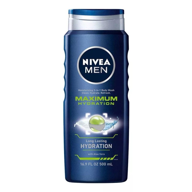 Nivea Men Jabón Líquido Corporal Nivea Men Maximun Hydration 500ml