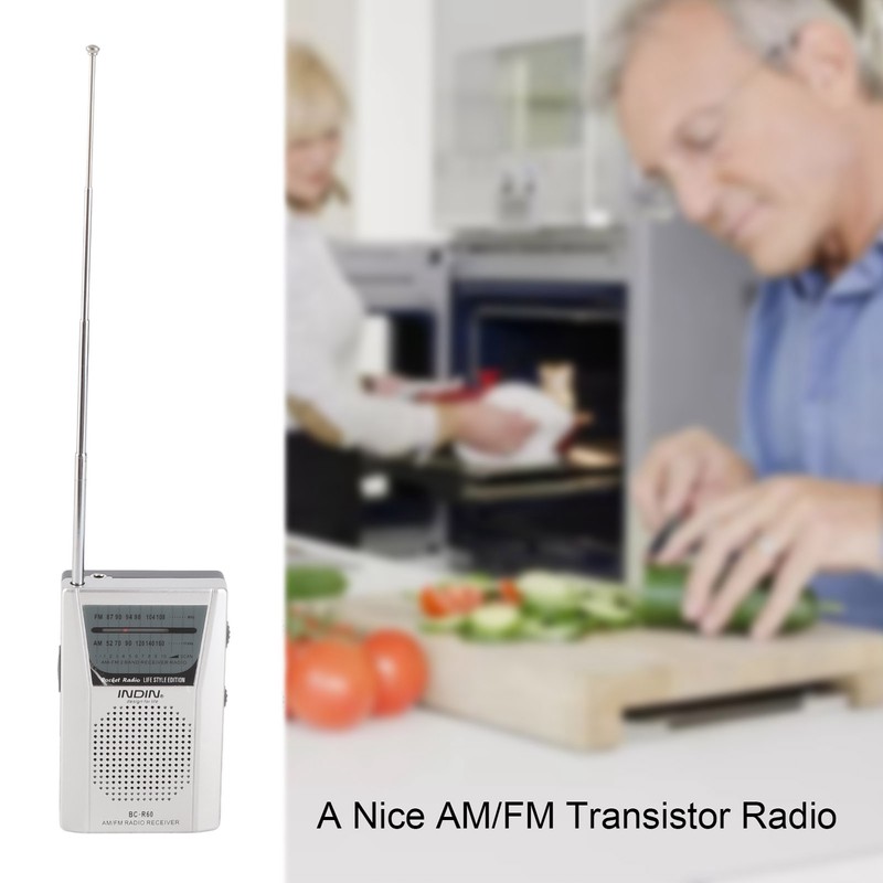 Mini Radio Battery Powered Portable Multifunction AM FM Radio Player