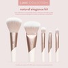 EcoTools Luxe Natural Elegance - Juego de brochas profesionales para
