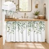 Cabinet Curtain, 28"W x 51"L, Sage Sink Skirt for Kitchen