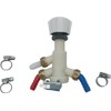 CR-MOESANCO® Under Mixer Shower Remote Control Kit + 3 Stainless