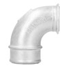 90 Degree Turbo Intake Elbow Air Transfer Pipe with Clamp