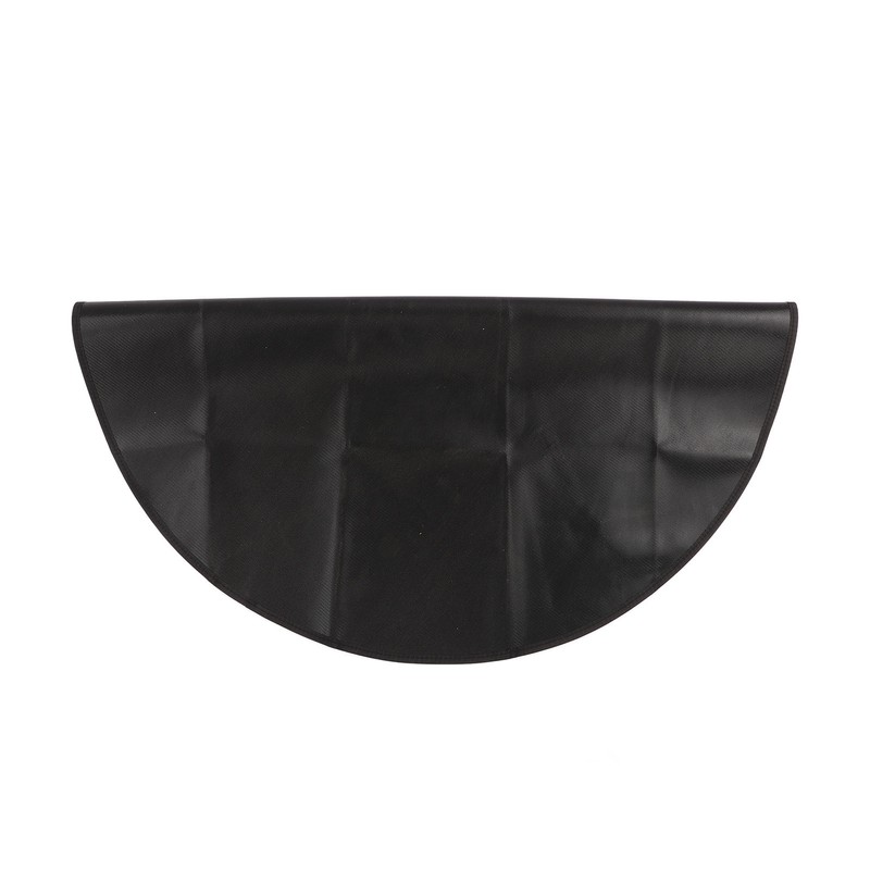 Under Grill Mat Fireproof Waterproof Double Sided Portable Round Barbecue