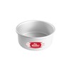 Fat daddio de aluminio anodizado redonda para tarta sartenes, Plateado,