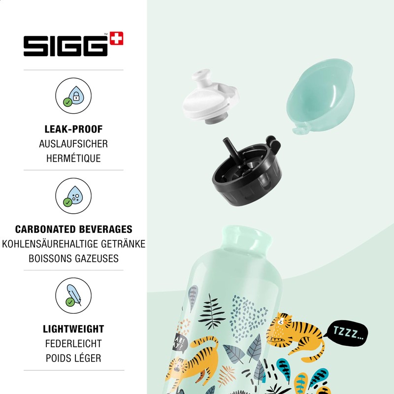 SIGG - Aluminium Kids Water Bottle - KBT Jungle TZZ