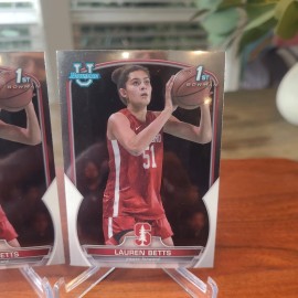 2023-24 Bowman Chrome U Lauren Betts 1st Bowman Rookie RC UCLA