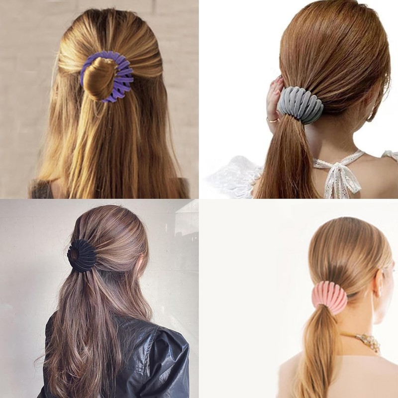 Bird Nest Velvet Hair Clips, 4Pcs Bird Nest Hair Clip