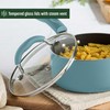 Goodful Ceramic Nonstick Pots and Pans Set, Premium Ceramic Coating