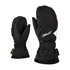 Ziener – Lia GTX (R) Mitten Girls Guanti Junior Guanti da Sci, Donna, Lia GTX(R) Mitten Girls Glove Junior, Black, 4