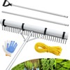 PVNIEFC Floating Lake Rake, 36" Aluminum All Purpose Lake and