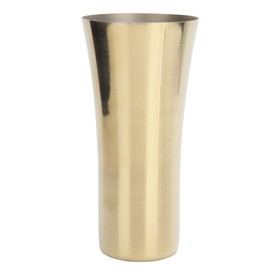 Stainless Steel Decorative Water Cup Beer Cold Drink Juice Mug Home Restaurant DecorGold 395ml