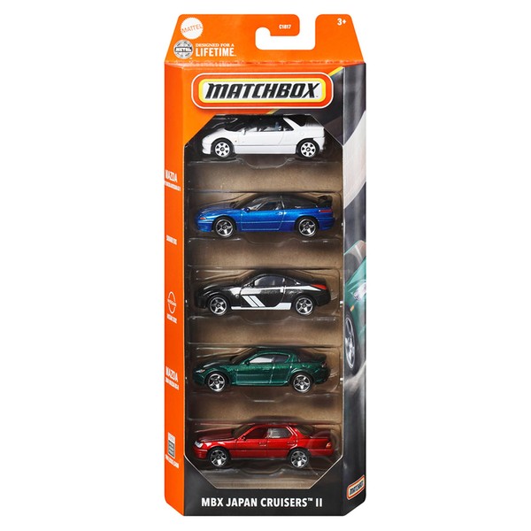 Matchbox C1817 5 Car Pack Assortment Vehicle Toy Mini Car