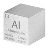 Pevfeciy 1 Inch Aluminium Cube 25.4 mm Metal Density Cube