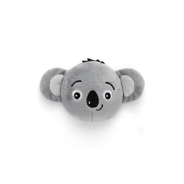 ergobag Plush Velcro Suitable Pack/Cubo/Cubo Light/Ease/Mini, Koala - Grey, Standard Size, Plush Velcro Matching Pack/Cubo/Cubo Light/Ease/