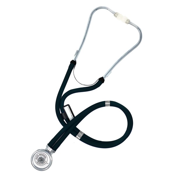 Elite Medical Instruments ESR-112 EMI Sprague Rappaport Dual Head Stethoscope, Black