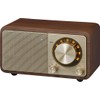 SANGEAN WR-301 FM Radio Bluetooth Speaker, Walnut