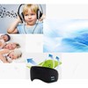 Inalámbrico Bluetooth 5.0 Eyeshade, Sleep Eye Mask para Hombres Mujeres,