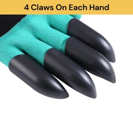 Spendeal Gardening Gloves with Claws 1 Pair For Men and Women Puncture Resistant Waterproof Garden Gloves Perfect for Gardeners Digging Weeding Seeding poking