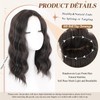 Mayouda Hair Toppers Long Lace Wavy Hair Toppers Pieces for