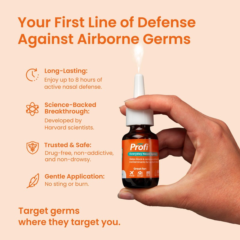 Profi™ Everyday Nasal Spray - Helps Defend Against Airborne Germs