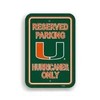 Fremont Die Miami Plastic Parking Sign