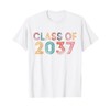 Class Of 2037 Grow With Me Graduation 2037 T-Shirt