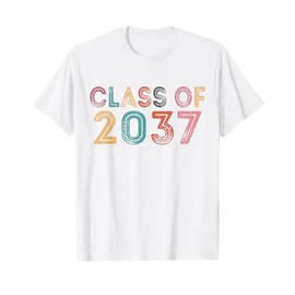 Class Of 2037 Grow With Me Graduation 2037 T-Shirt