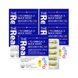 formulaThe Real (nutritional supplement) The Real Altige Omega 3 Max 1400 60 capsules, 5 boxes, 10 months supply / 더리얼 알티지 오메가3 맥스1400 60캡슐 5박스 10개월분