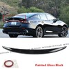 MUTUSAISI Paintd Black Rear Spoiler Wing Trunk Lip Compatible with