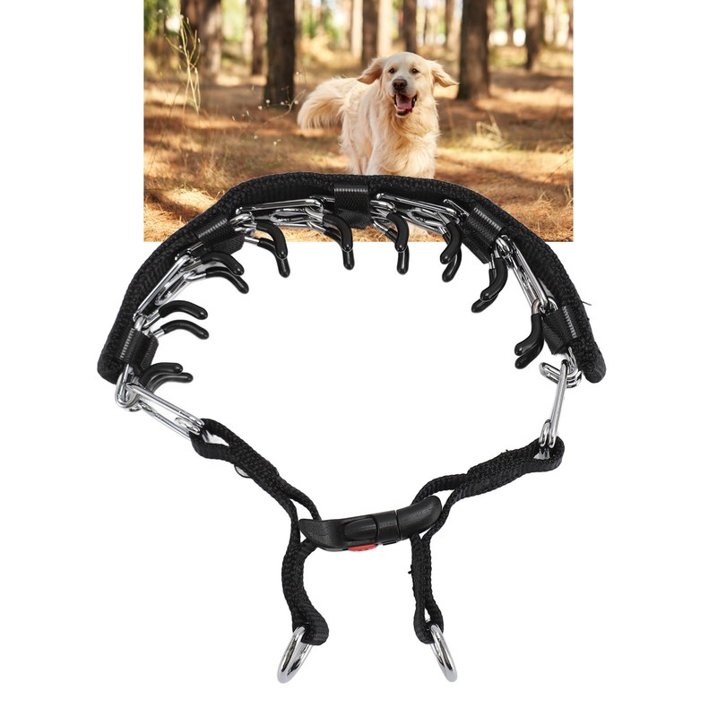 Prong Dog Training Collar Professional Adjustable Prong Pet Collar with