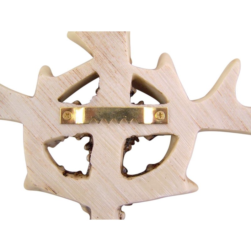 Rustic Antler Wall Cross 10 1/4 Inch