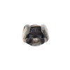 Unisex Ushanka Trapper Bomber Hat Brown Rabbit Fur Leather Aviator