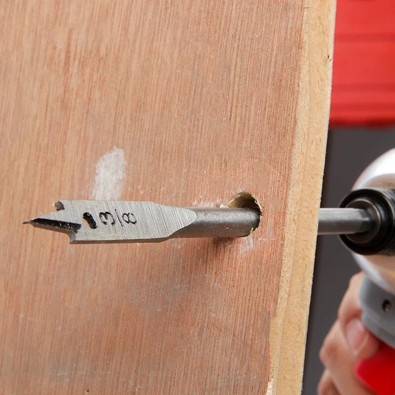 WORKPRO 13-Piece Spade Drill Bit Set in SAE Paddle Flat