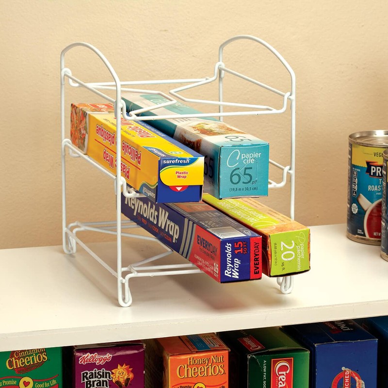 Fox Valley Traders Kitchen Wrap and Bag Organizer by Chef's