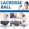 2 Pack Massage Ball Set, Spiky and Lacrosse Ball for