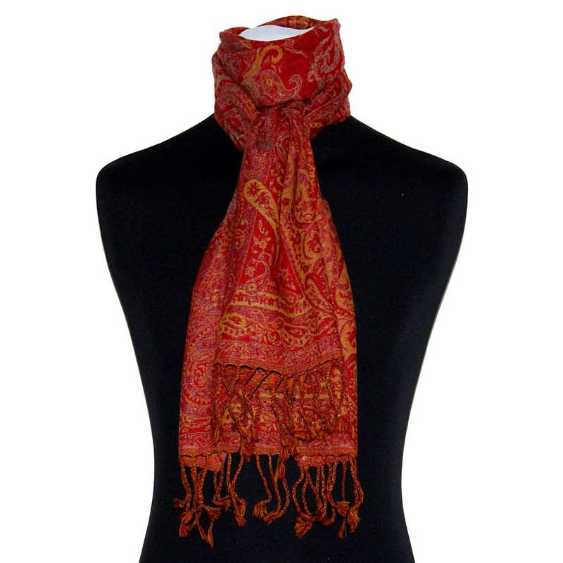 Lorenzo Cana - Men's Soft Wool Scarf from Merino Lamb