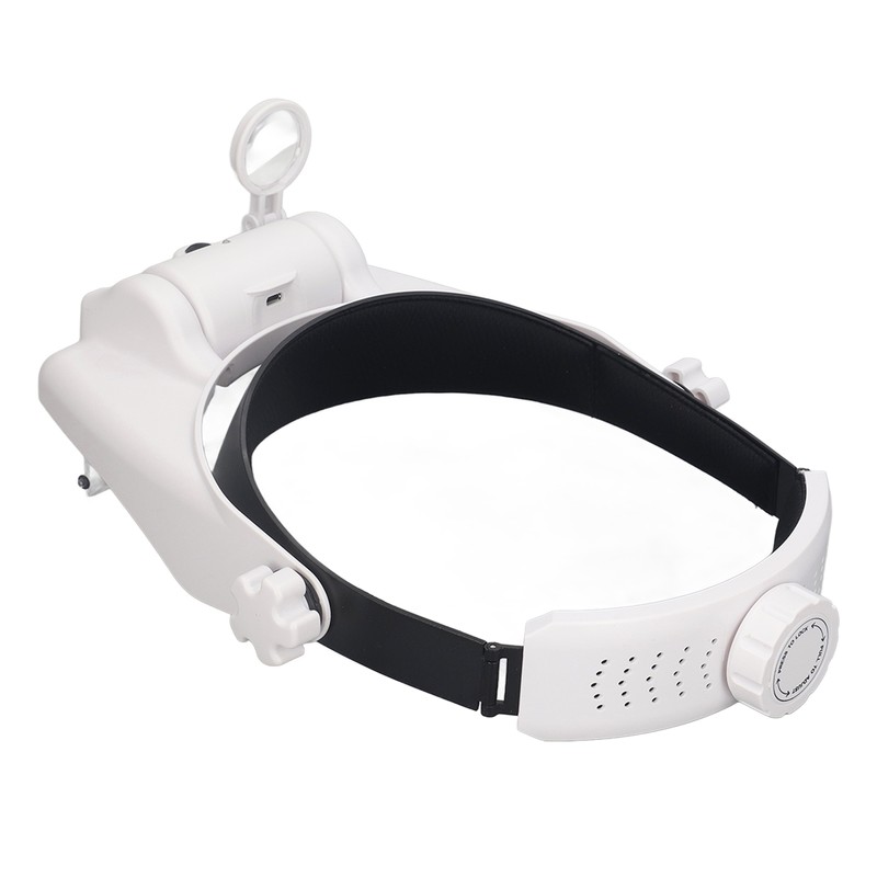 Head Magnifier Rechargeable Magnifying Glasses LED with 4pcs Eyeglass for