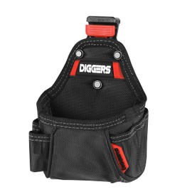 Diggers Tools - Tape Measure Tool Bag - Professional Quick Klik System Flexible Combinable Tool Bag Belt - High-Quality Belt Bag Tool for Electricians, Roofers & Carpenters