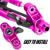 RCarmubWow Alloy RC Front Knuckles Steering Blocks & Rear Hub