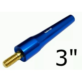 VMS RACING 3 Inch Blue Antenna Compatible with Ford Jeep and Toyota Cars and Trucks