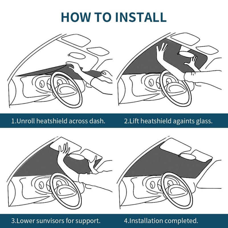 Funny Windshield Sun Shade for Car Sunshade for Car Windshield