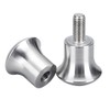 DIYI Solid Stainless Steel Shower Door Knob, 30mm, Silver, Rustproof,