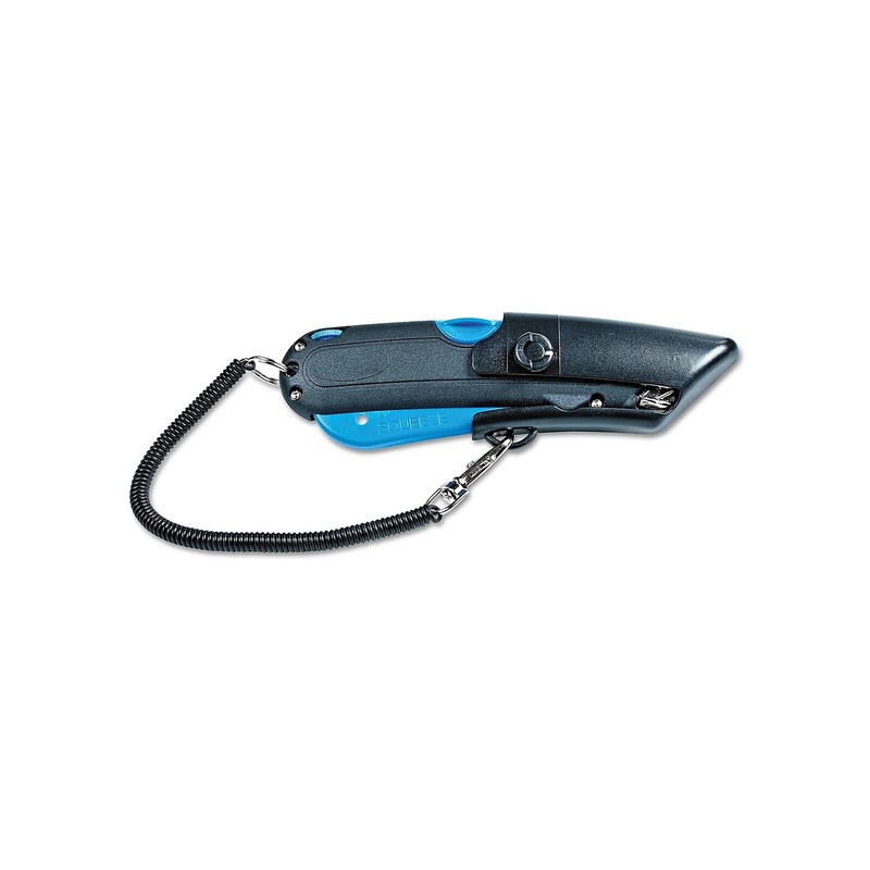 Garvey 091524 Safety Cutter with Holster, Black/Blue