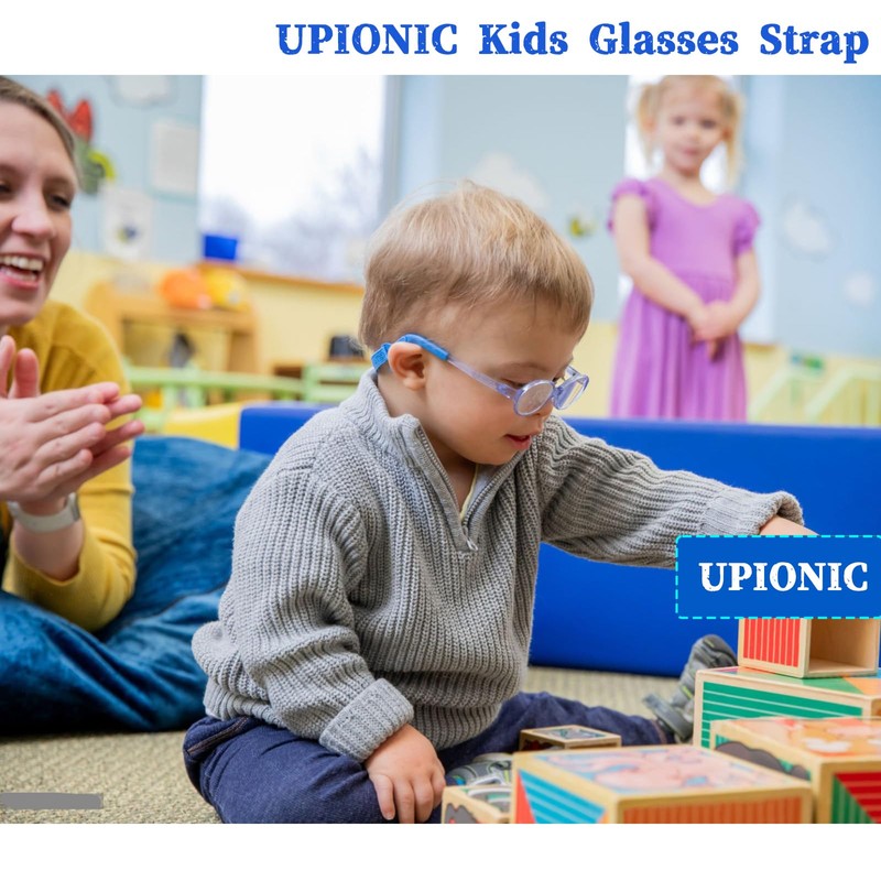 UPIONIC Adjustable Kids Glasses Strap 5pcs, No Tail Eyeglass Eyewear