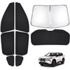 T TGBROS Windshield Sun Shade for Nissan Rogue 2021-2025 2026