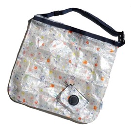 FAIRWEATHER Packable Sacoche, Packable Shoulder Bag, High Durability, Lightweight, Foldable, Bicycle Use, Compact, Shopping Bag