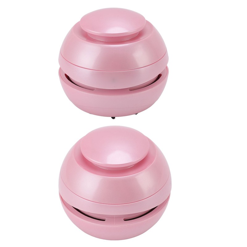 Table Vacuum Cleaner Pink Compact Portable Small Automatic Electric Low