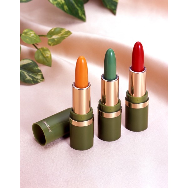 Not Fade Lipstick, from Lips "tyenziru-zyu" Degree to the days of Fall Resistant Lipstick 3 Colors Set